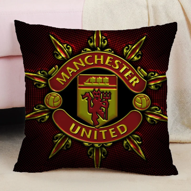 ManchesterS UnitedS Decorative Pillowcases Ornamental Pillow Covers Decorative Luxury Sleeping Pillows Cover Home Cushion Sofa