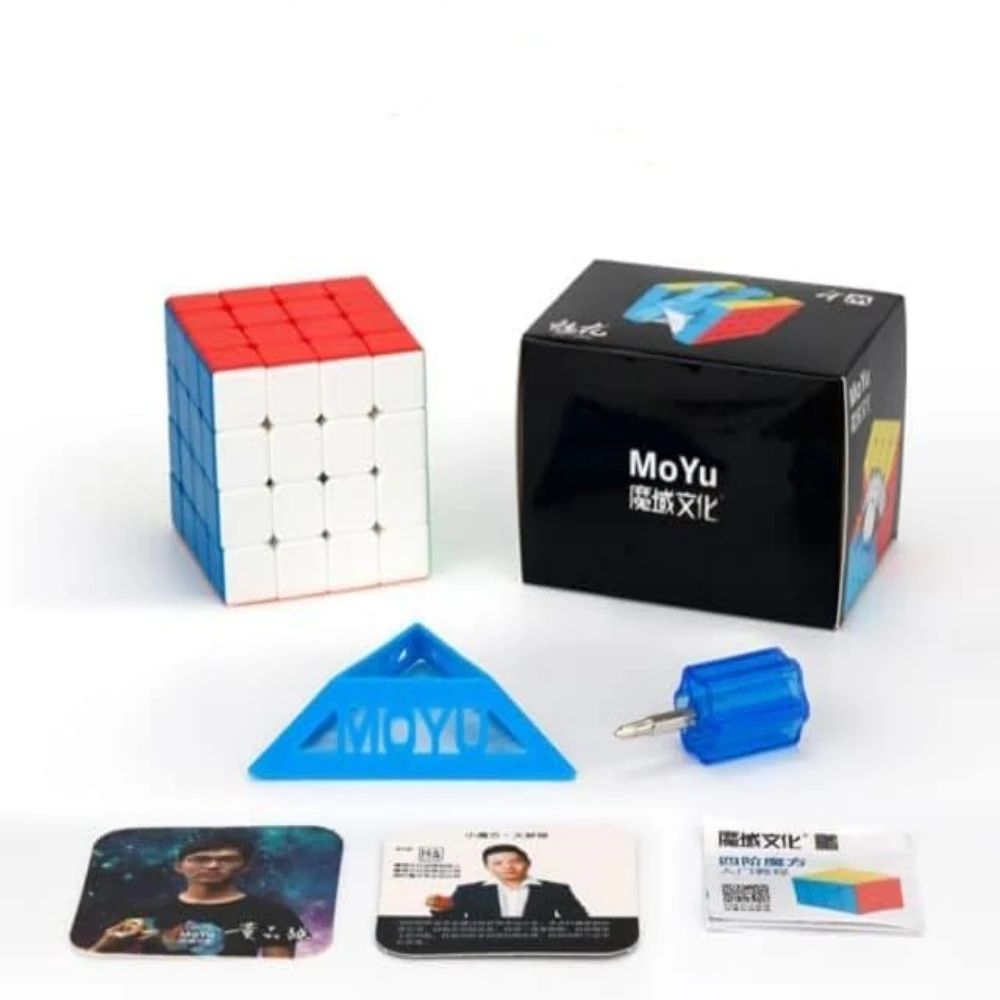 Moyu Meilong M Magnetic 4 M 4x4x4 Magnetic magic cube professional 4x4 Smooth Stickerless Speed cube Durable 3D Puzzle Toys