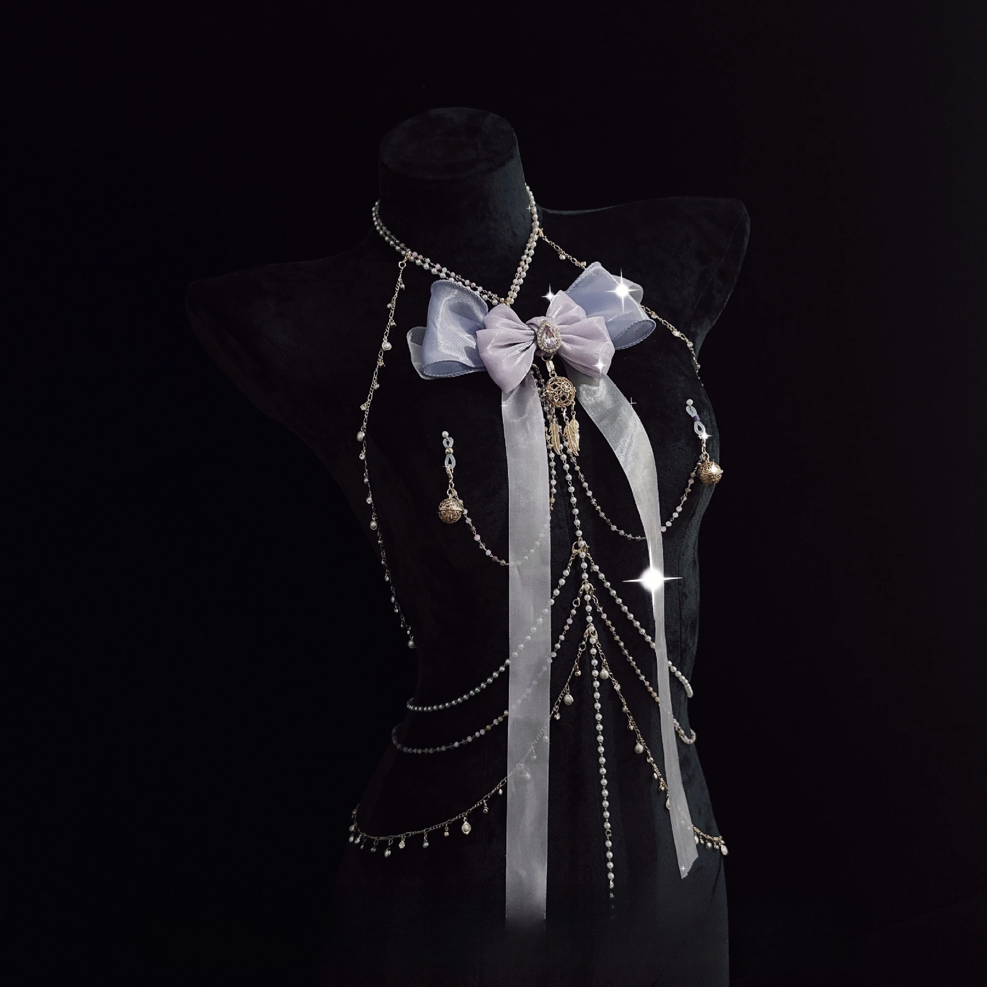 بيرليسسينت القوس كليب للحلمات والمهبل الفراء الحقيقي الذيل المكونات الشرج طوق متكاملة مثير اكسسوارات SM إغاظة ألعاب جنسية #6