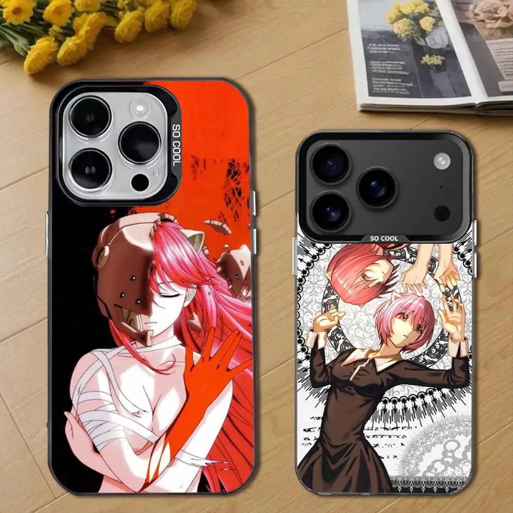 

E-Elfen L-Lied NaNa Phone Case For iPhone 17,16,15,14,13,12,11,Pro,Max,Plus,E,Air,Mini Black Tpu Cover