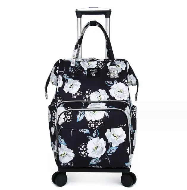 Women Rollin Luggage Backpack Women Tolley Shopping Bags Travel Wheeled Bag Wheeled Backpack bag travel Trolley Bags on wheels