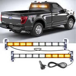 Emergency LED Strobe Light Car Truck LED Police Light Emergency Warning Flash Lamp Windshield Signal Lamps for Car Light 12-24V