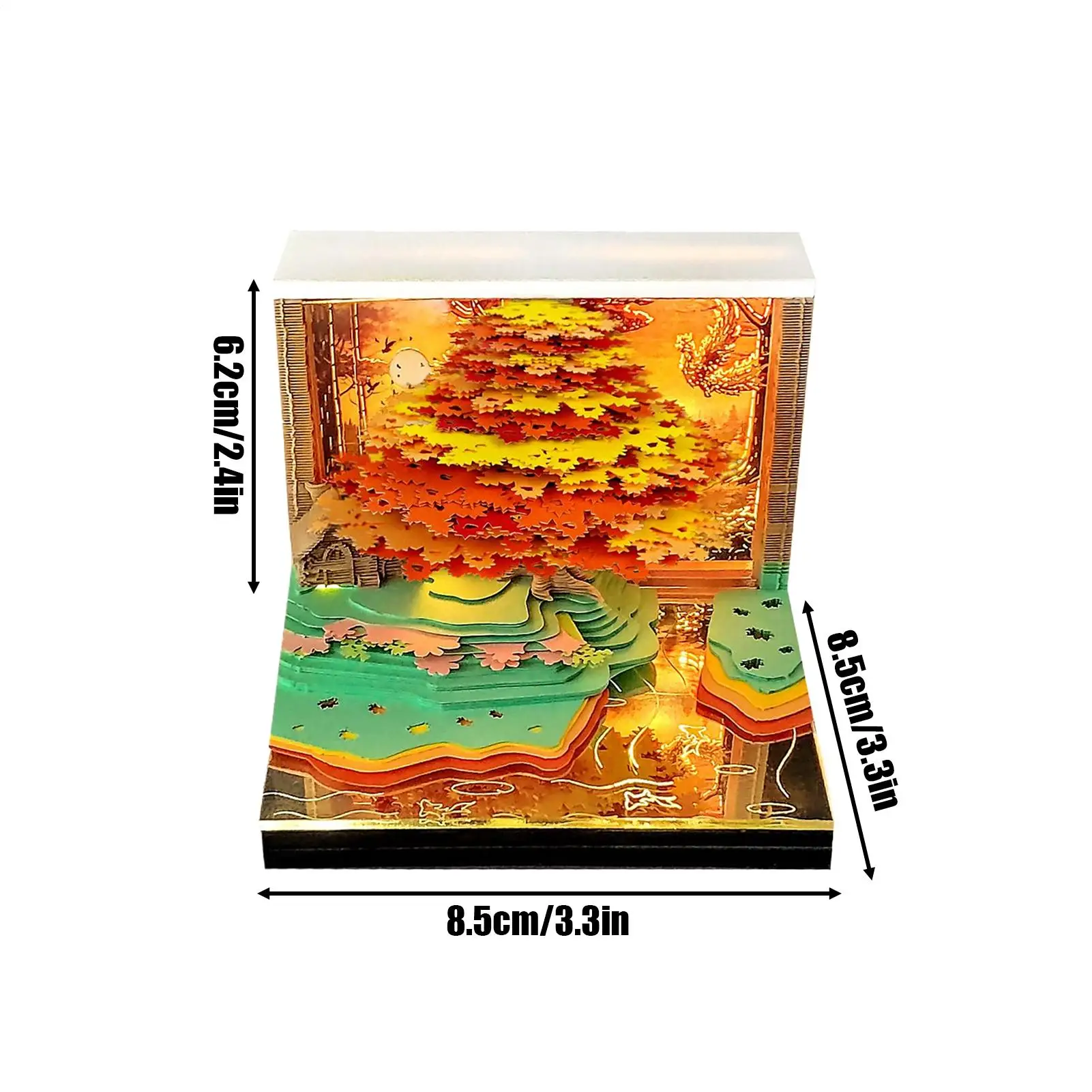 3D 데스크 캘린더 52주 2026 종이 아트 캘린더 일정 플래너 이벤트 추적기 추수감사절 크리스마스 호텔용