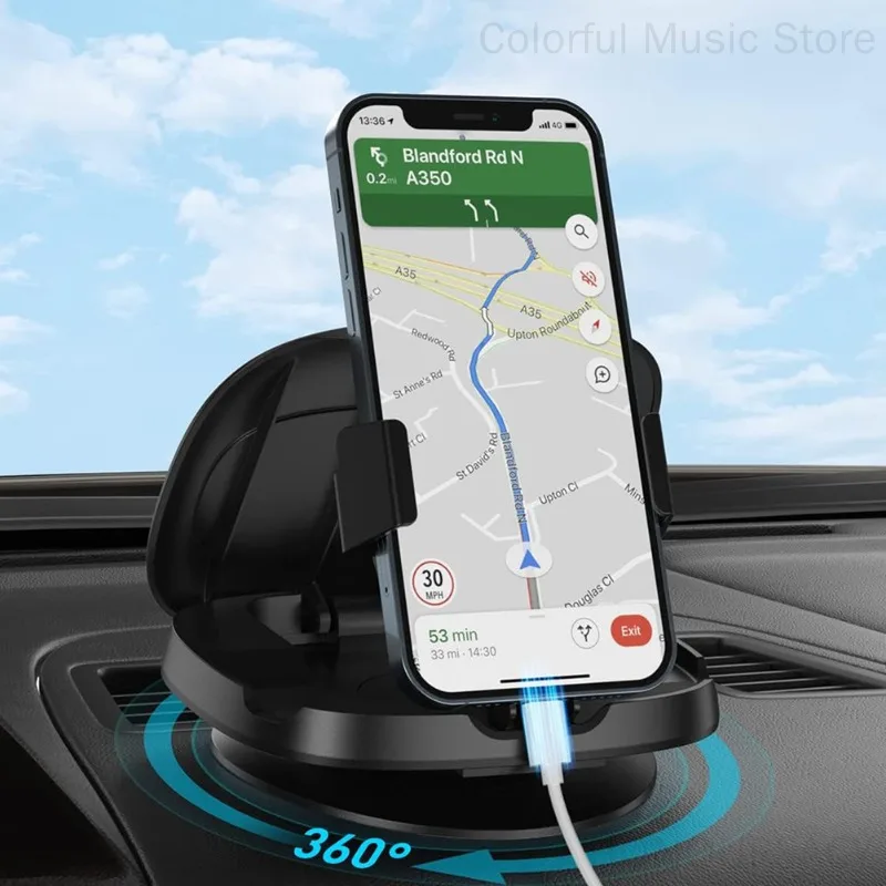

Car Phone Holder Clip Car Phone Mount Stand GPS Telefon Mobile Cell Adjustable Holder Stands Support Bracket for IPhone Samsung