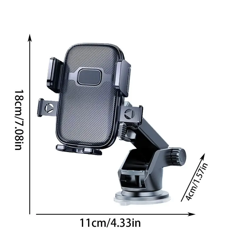 Держатель для мобильного телефона Автомобильный держатель для телефона на приборной панели Вращение на 360° Крепление для мобильного телефона Подставка на присоске Держатель для телефона для лобового стекла Air