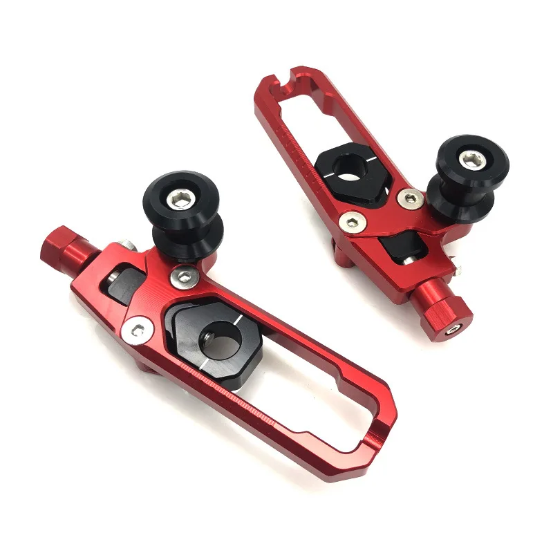 For YAMAHA R15 V3 MT-15 MT15 MT 15 R 15 2019-2022 2020 2021 Motorcycle Rear Wheel Axle Blocks Chain Adjusters Tensioners Kit 5