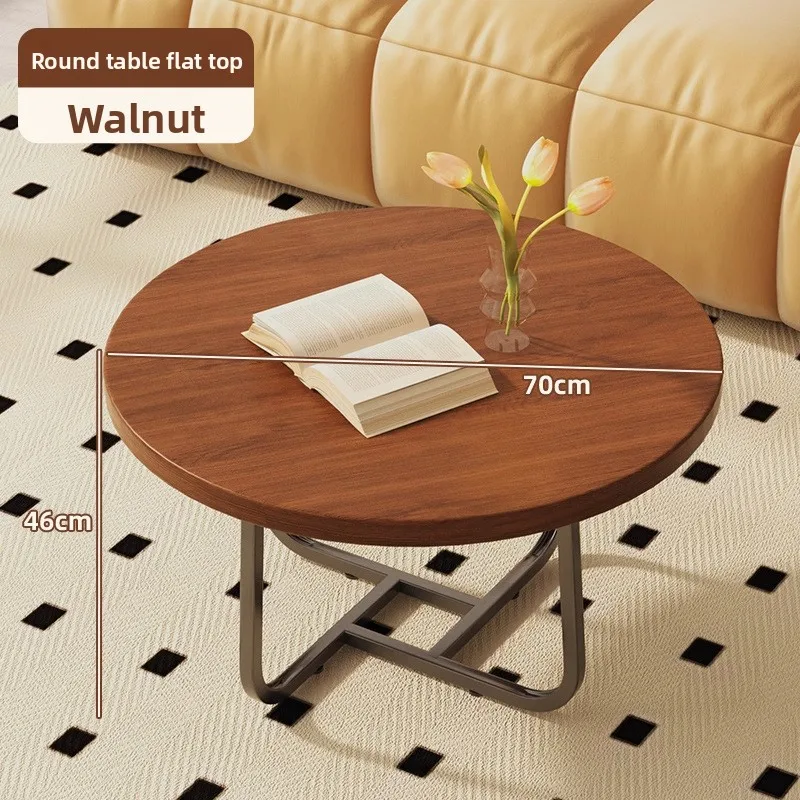

New model Coffee table Japanese creative annual ring small coffee table small apartment sofa side balcony tea table
