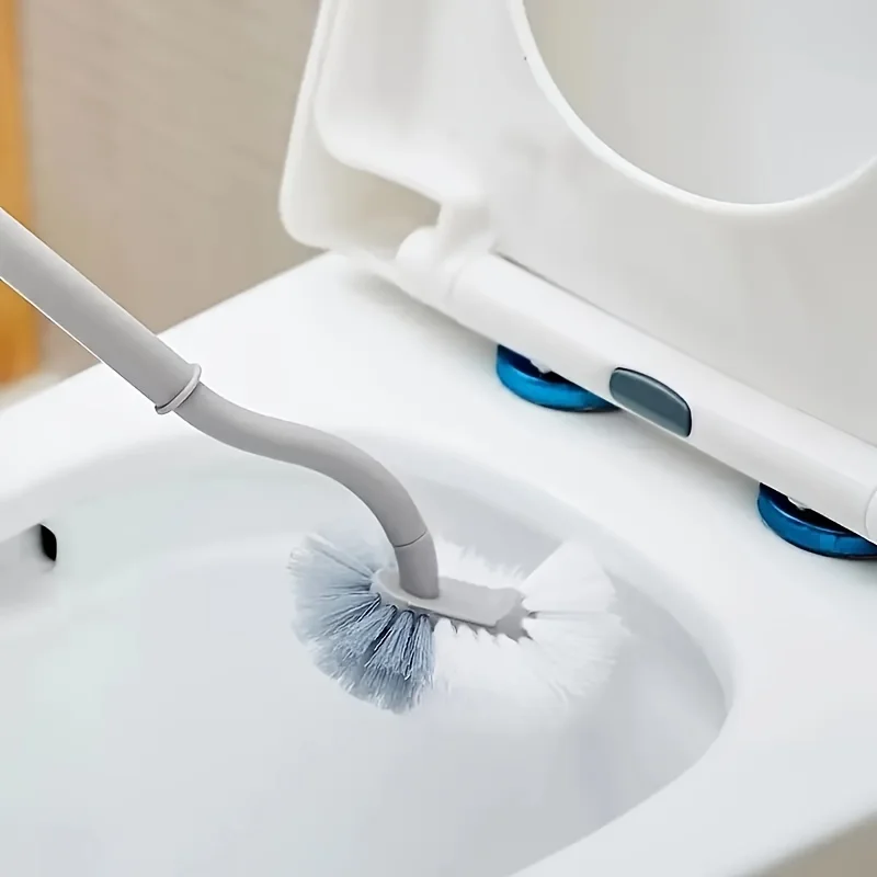 Toiletten bürste langer Griff Badezimmer reinigung Hock grube keine Sackgassen weiches Haar Wandbehang Hocken Toilette Toiletten bürste