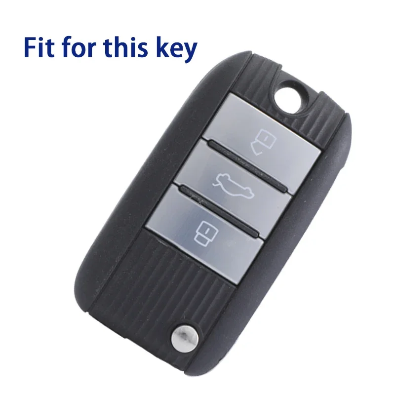 Soft TPU Car Flip Key Case Cover Bag Keychain for Roewe RX5 MG3 MG5 MG6 MG7 MG ZS GT GS 350 360 750 W5 Key Protector