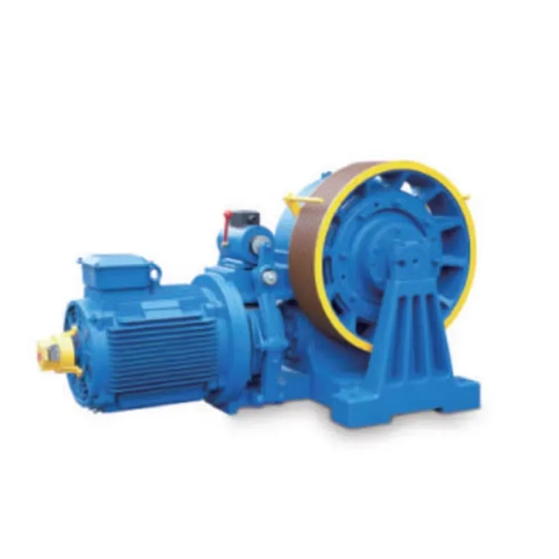 Elevator Traction System Parts Lift Geared Machine Motor Traction Machine