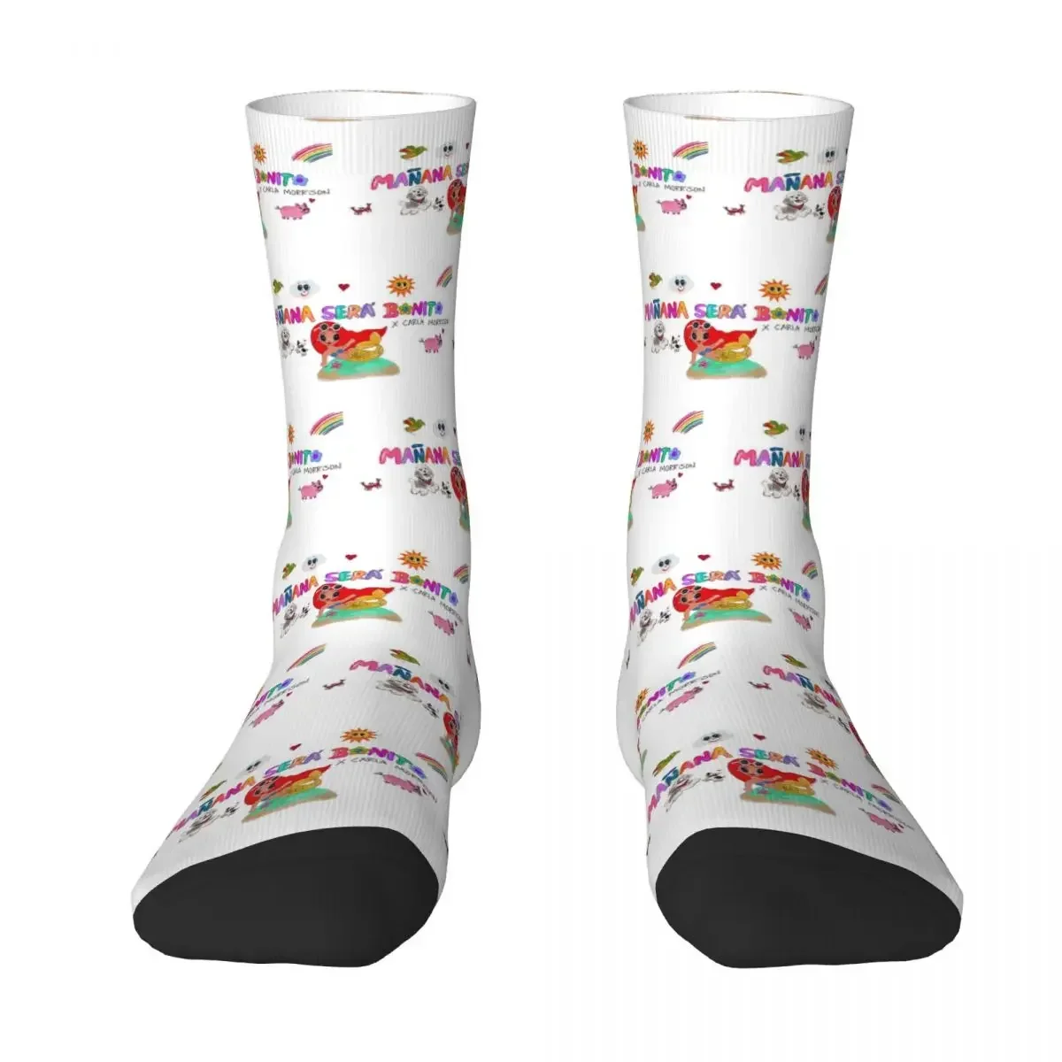 Karol G Manana Sera Bonito Calcetines Harajuku Medias súper suaves Calcetines largos para todas las estaciones Accesorios para regalos unisex