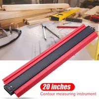 5/10/20Inch Contour Gauge Plastic Profile Copy Contour Gauge Standard Pipe Tile Wood Laminate Tool Tile Laminate Measuring Tool