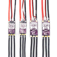 FLYCOLOR Francy 2 Brushless ESC 20A 30A 40A 50A BLHELI-32 BL32 3-6S Speed Controller 5V/3A 12V/2A For RC Plane Airplane Francy 2