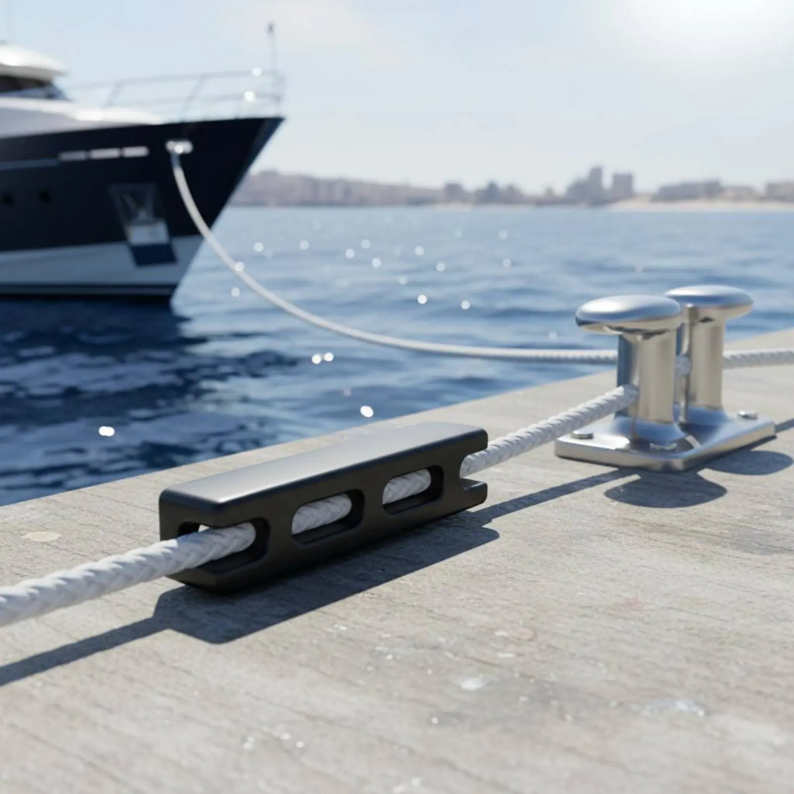 

Dock Rope Shock Absorber Reduces Strain Marine Shock Absorber Rubber Snubber Cushions Sudden Movement Boat Mooring Snubber Heavy