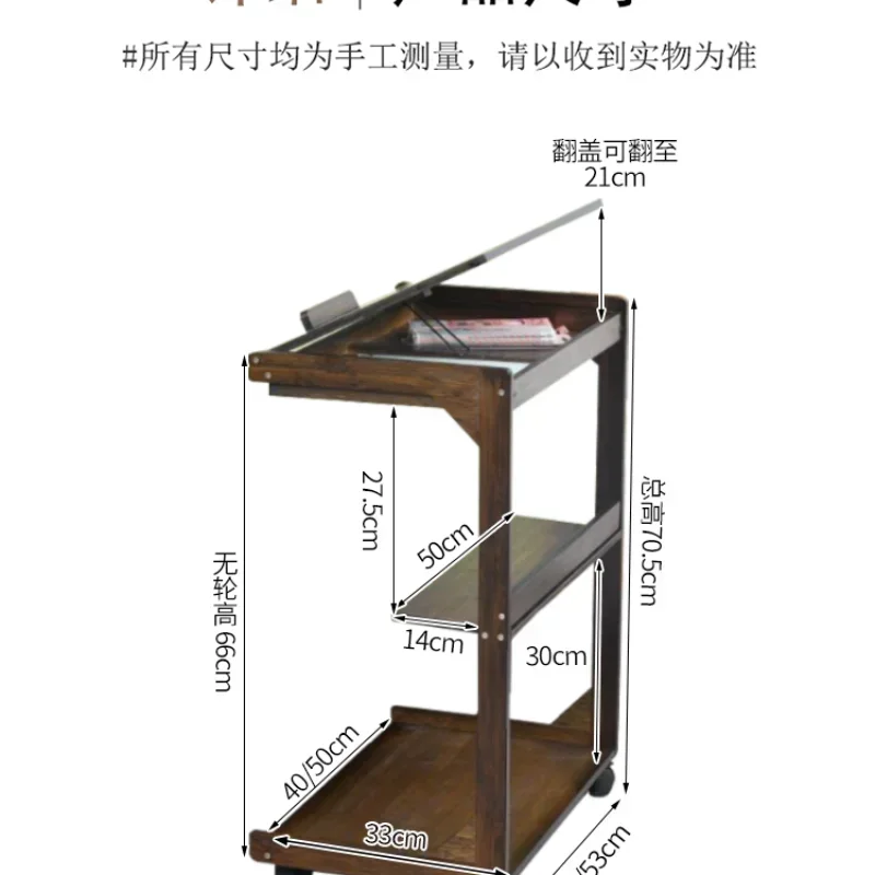 Side corner table movable c-type   living room sofa side cabinet mini coffee table simple bedroom bedside