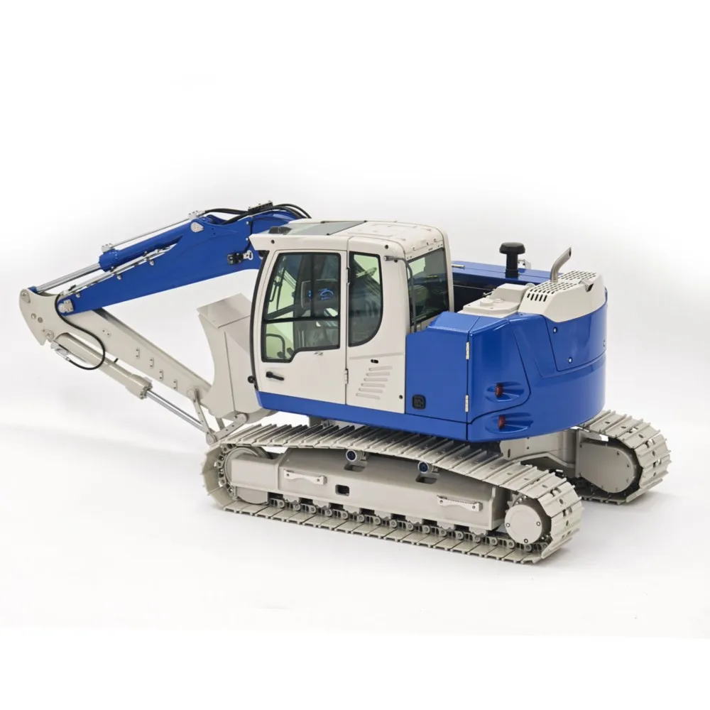 1/14 metal 2 braços rc escavadeira hidráulica rastreada JDM-208 r920 escavadeira de controle de rádio engenharia veículo bateria modelo de construção