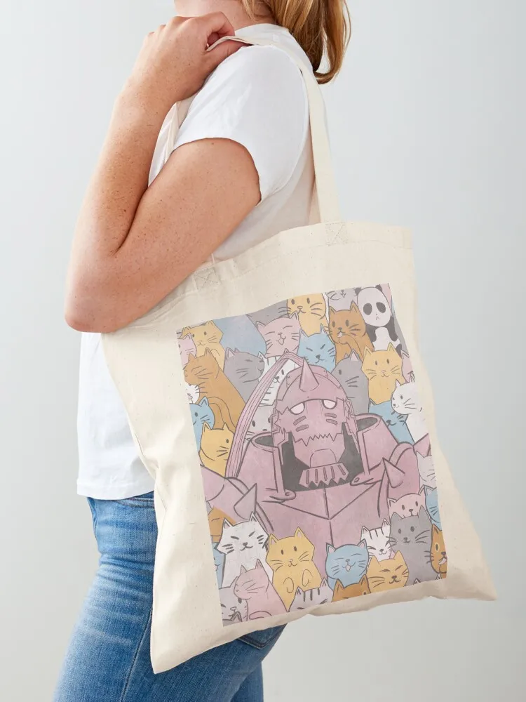 

Alphonse Cats Tote Bag shopper bags for women Beach bag Women's bag foldable reusable