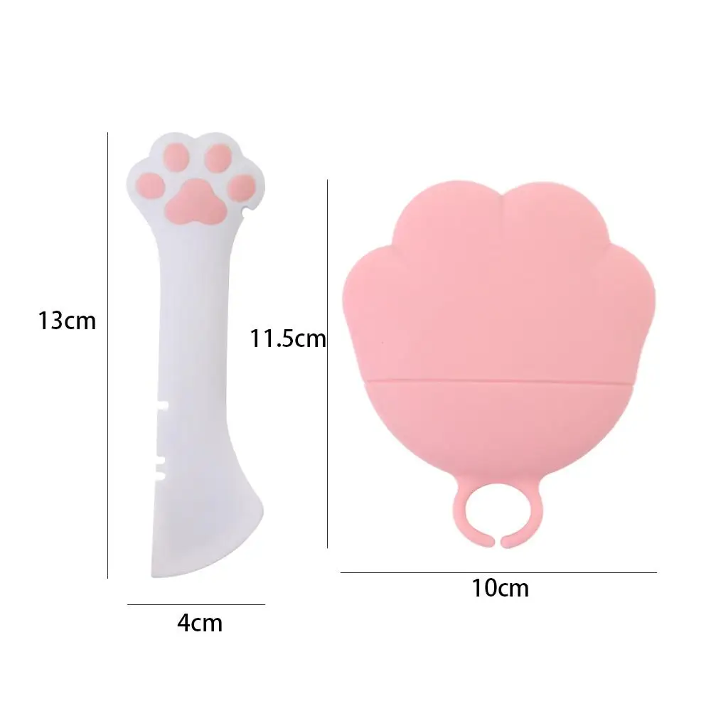 Multifuctional Pet Food Can Spoon Set Pet Can Opener Dry Wet Food Spoon Cat Supplies Pet Spoon Feeding Stirring Spoon