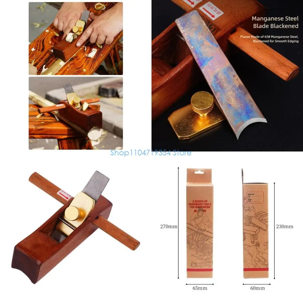 0XLD Lightweight Trimming Tool Block Plane for Shaping Round Objects in Woodworking Constructed from Sturdy Materials