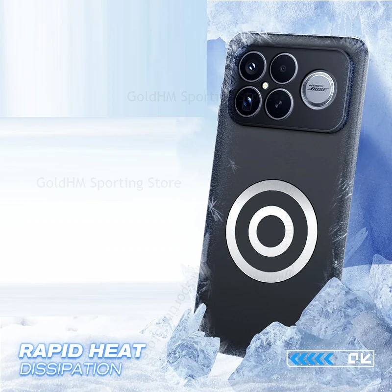 

Cooling Heat Dissipation Shockproof Hard Matte Case For Xiaomi 15 14 Ultra For Magsafe Magnetic Cover For Xiaomi 15S 11 112 Pro