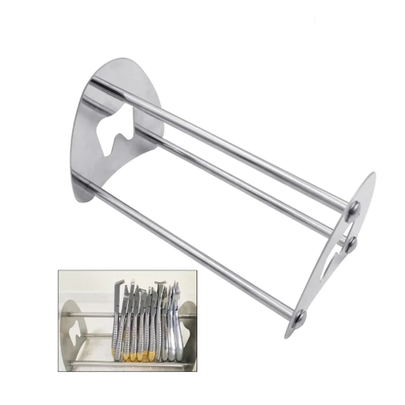 

Dental Removable Stainless Steel Stand Holder For Place Different Types of Orthodontic Pliers Forceps Scissors Dentist Tools