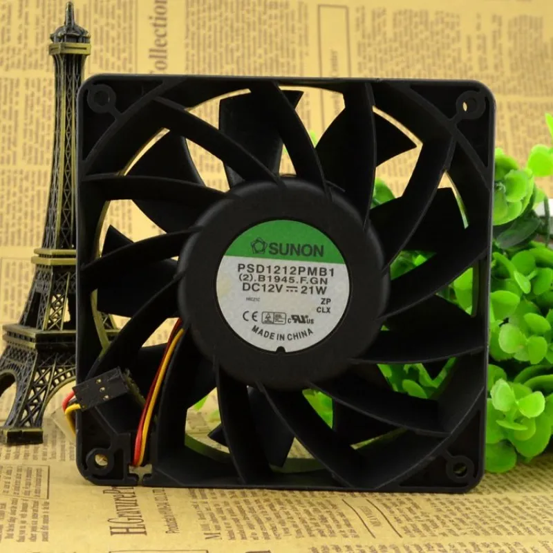 

Brand new 120mm 12038 12V 21W strong wind air-cooled oil-cooled violent cooling fan PSD1212PMB1 for SUNON