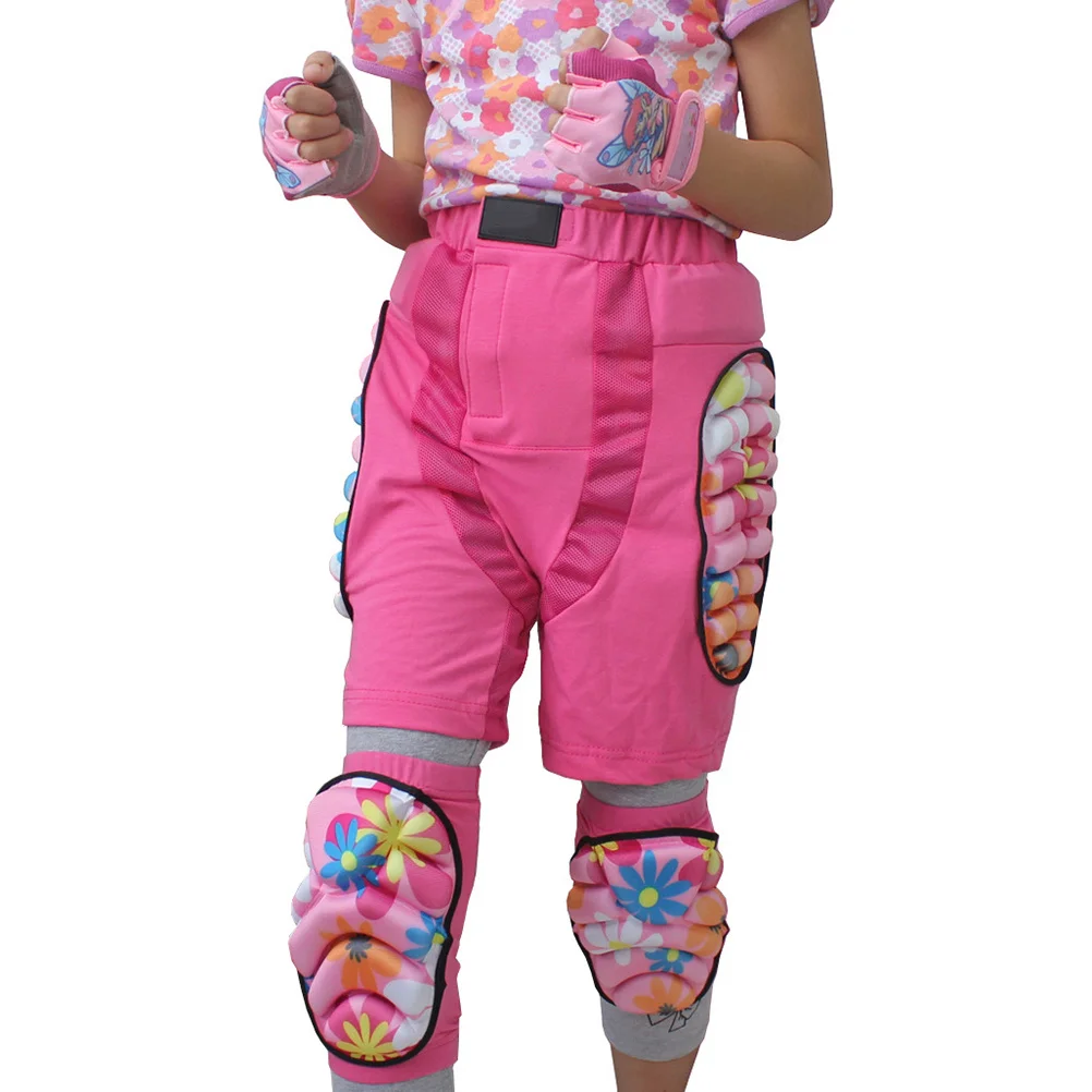 

Pink Kids Adults Protective Hip Pants Shorts Adjustable Lightweight Pad Ski Skate Snowboard Roller Skating Hockey Soccer Xs