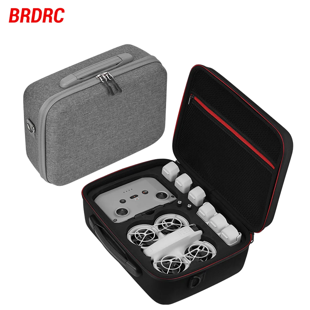 

BRDRC Storage Bag For DJI NEO Hard Shell Drop-resistant Portable Nylon Carrying Protective Case Handbag Shoulder Bag Accessories