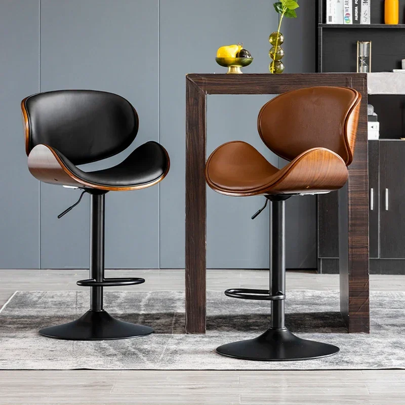 

Haute Pour Bar Decoration Adjustable Kitchen Bar Chair Modern High Nordic Design Breakfast Bar Stools Luxury Minimalist Chaise