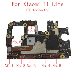 Battery LCD Display Screen FPC Connector For Xiaomi Mi 11 Lite 4G 5G USB Charger Charging Dock Port Fingerprint Camera Sim Card