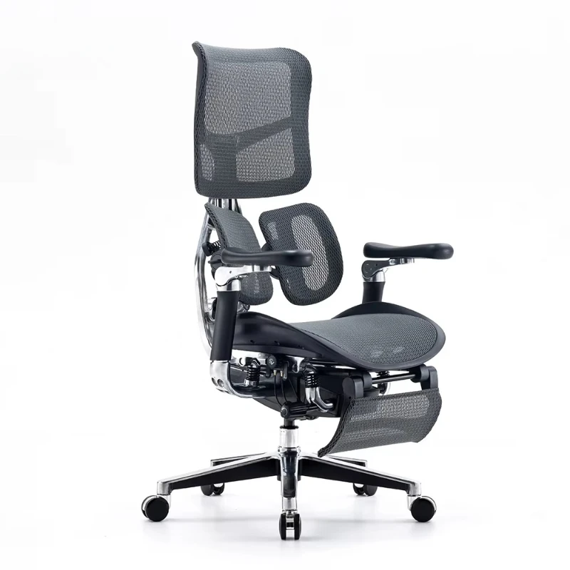 Modern Furniture Bürostuhl Mesh Executive Boss Drehstuhl mit Fußstütze