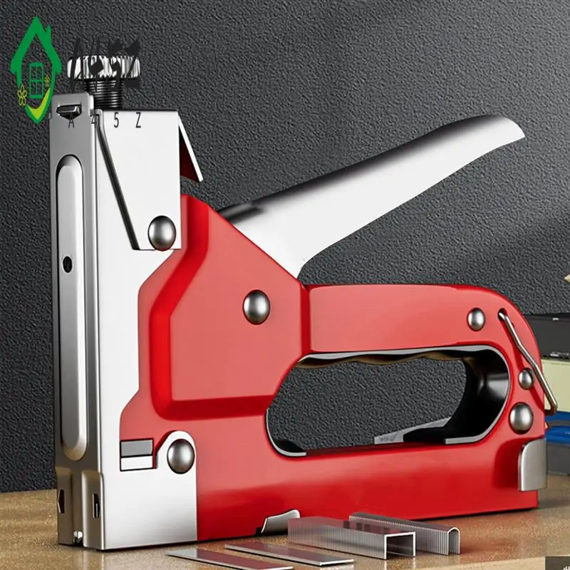 

A45Z-Manual Three-Purpose Nail Stapler T Nail Code Nail U Nail Woodworking Oil Painting Tool Stapler