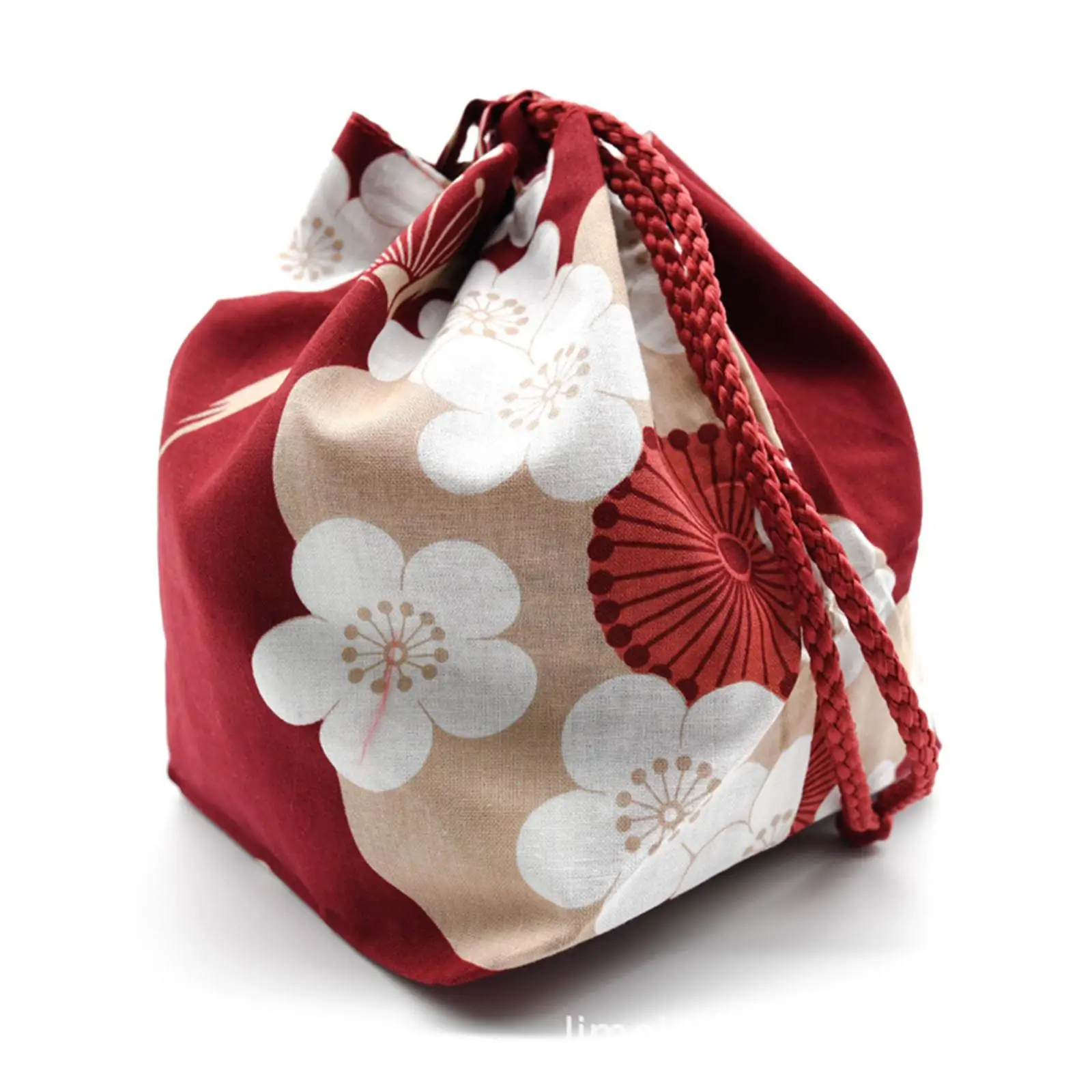 Japanese Drawstring Bag Purse Jewelry Keychain Coins Wallet Storage Tote Kimono Cosplay Decoration Handbag Gift Outdoor Activity