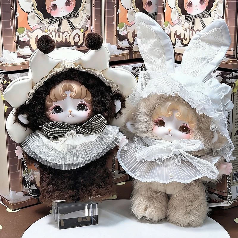 

Серия Mijuan Fluffy Dreamland: Виниловые плюшевые фигурки-сюрпризы Mijuan, аниме-куклы для девочек, подвески, игрушки в мешках-сюрпризах, таинственные коробки