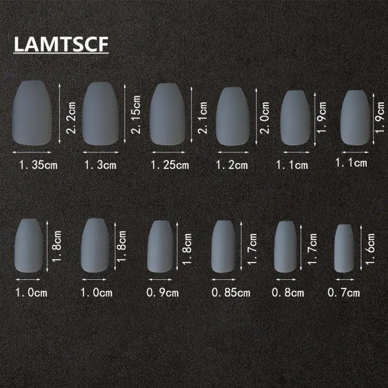 1~5PCS French Nail Tips False Fake Nails Medium Short Long Rectangular False Nail Easy Wear for Home Office Wear Press on Nails