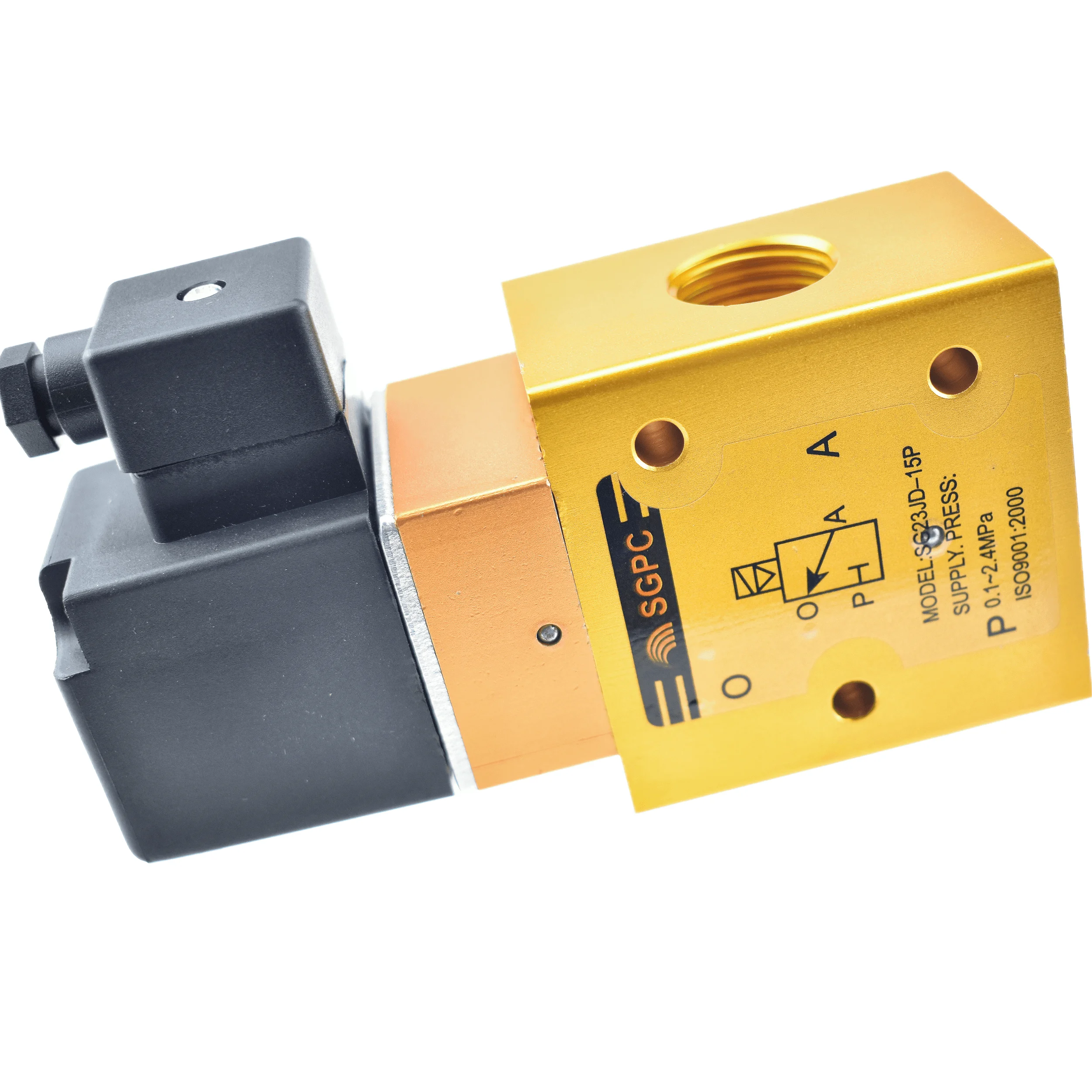 High-pressure solenoid valve YH/SG23JD-8P-15P-15P2 two position three-way blowing valve AC220V DC24