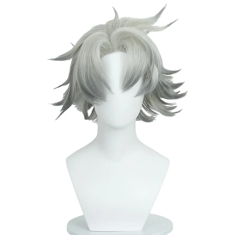 Anime Rudo Surebrec Cosplay Wig Yellow Flax Dye Gradient Wigs For Men Cosplay Costumes Wig Heat Resistant Synthetic Hair