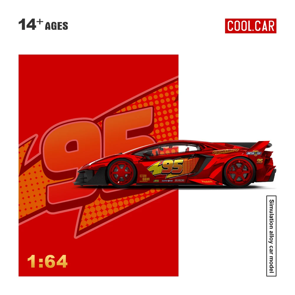 Cool Car 1:64 GT EVO Lightning Metal Red Painting Simulation Alloy Car Model Diecast Vehicle Collection Gift view 4