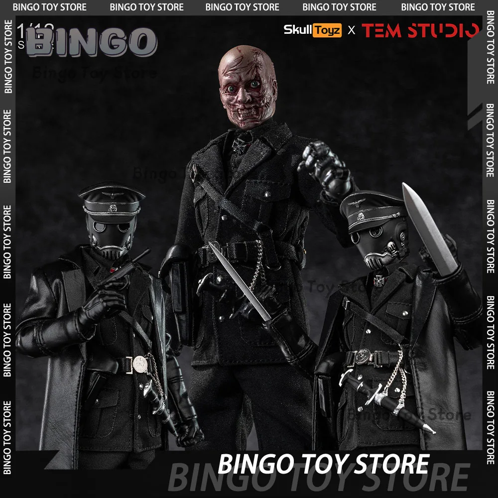 

TEM STUDIO X SKULL TOYZ Commander Scarlet Night 1/12 Clockworkman Hellboy 1/12 Подвижная фигурка солдата, модель, игрушка, подарок, в наличии