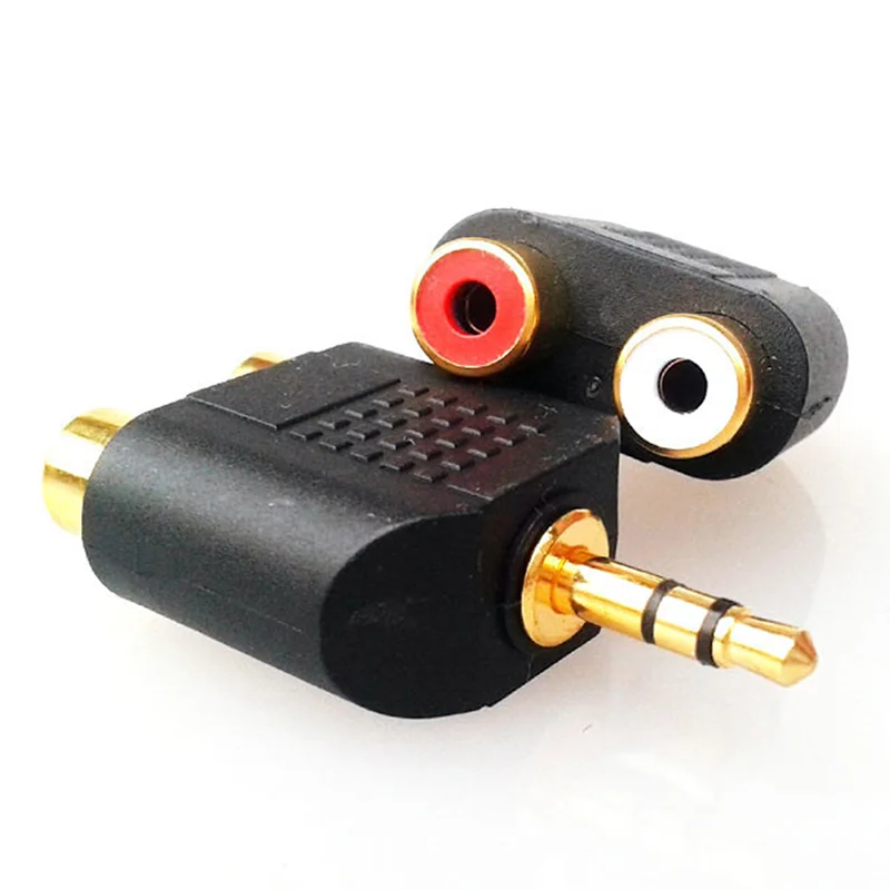 For DVD Amplifi Universal Cable 3.5mm Jack Stereo Audio Cable To Socket Female To Male To Headphone 3.5 AUX Y Adapter