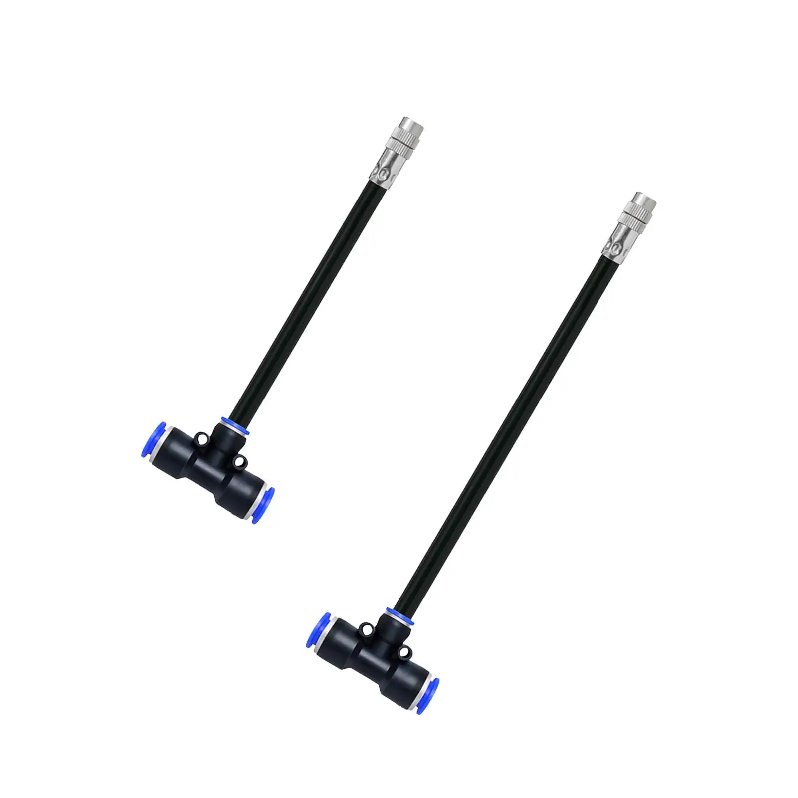 Sprayer Nozzle with T Connector Bendable Tube Atomizing Sprinkler for Landscaping Irrigation System Spraying Cooling Gardening