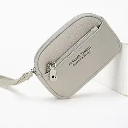 Softer Leather Money Coin Purse Thin Zipper Wear-resistant Wallet Money Bag Waterproof Pocket Purse Women