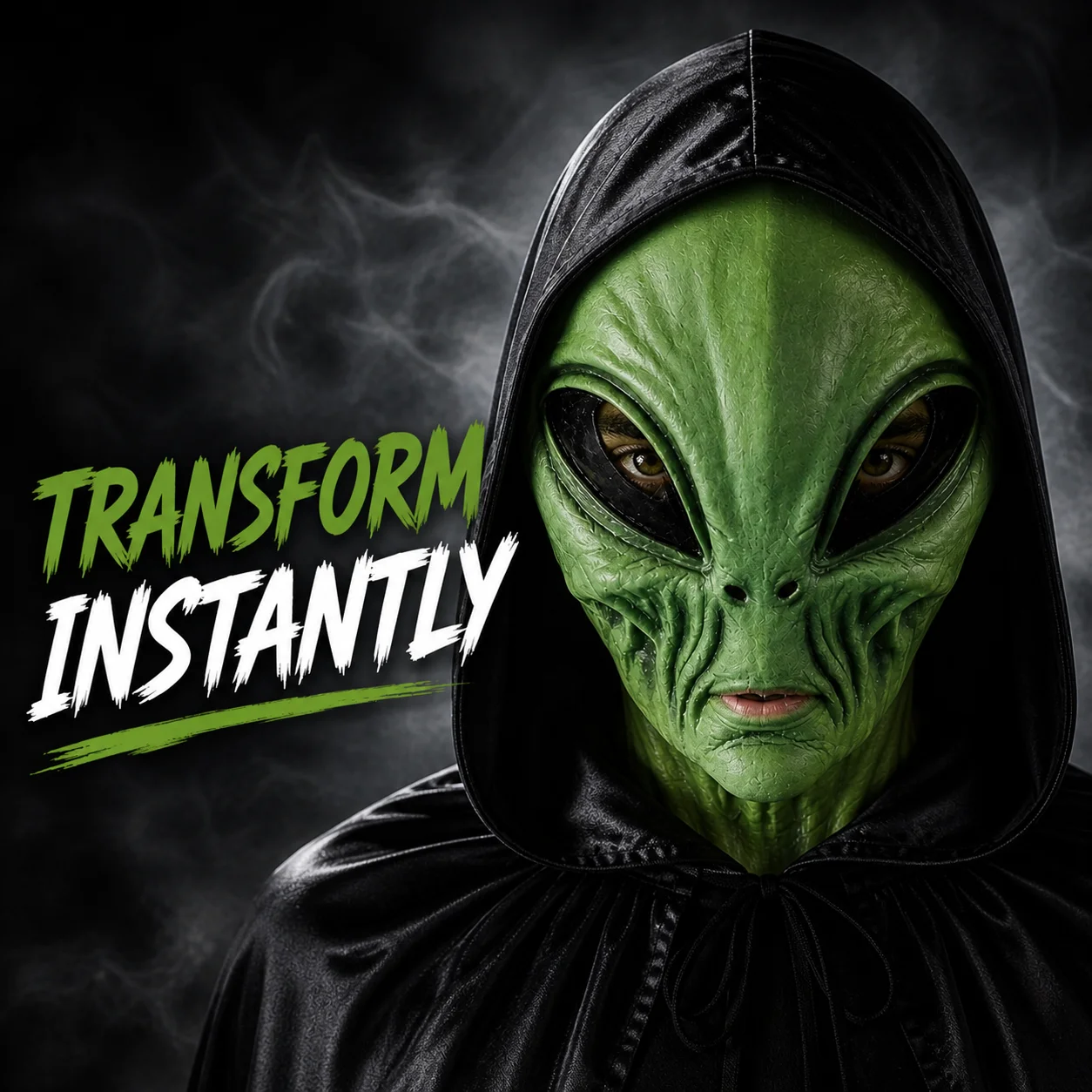 1PC Realistic Alien Mask, Scar - огляд і ціна Latex Alien Mask Realistic