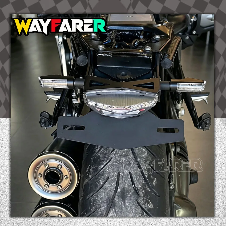 Motorcycle License Plate Holder for R Nine T R9T nineT Pure Racer Scrambler Urban 2013-2023 Tail Tidy Fender Eliminator Bracket