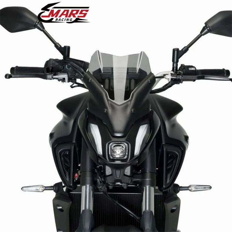 Dla YAMAHA nowy MT07 MT-07 FZ07 mt07 2021 2022 2023 2024 akcesoria motocyklowe zestaw szyby przedniej deflektor Fairing Cover