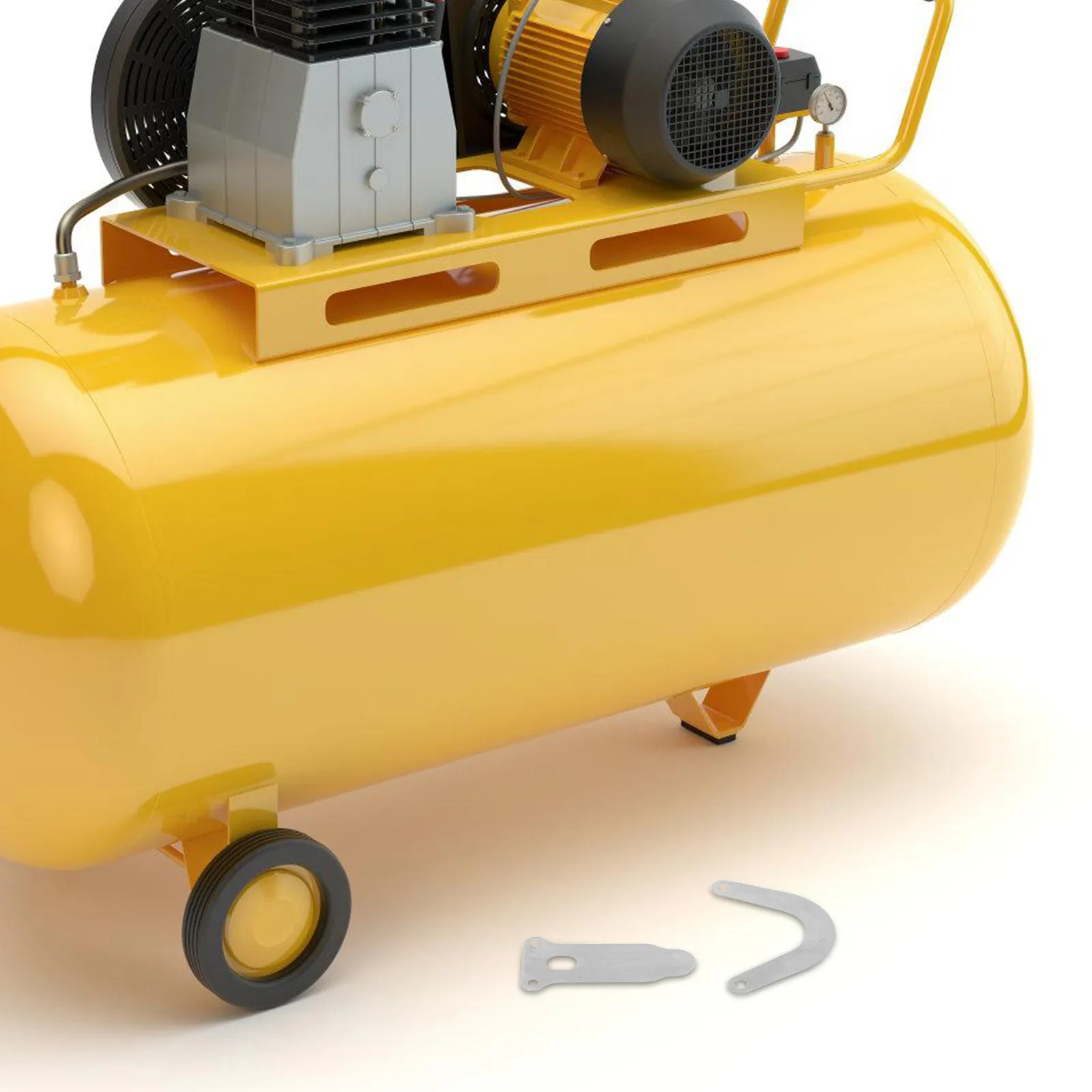 

6Pcs Valve Plates Set Tongue Shape for Air Compressors Cylinder Head Base Repair Kit Air Compressor Accessories Metal Parts