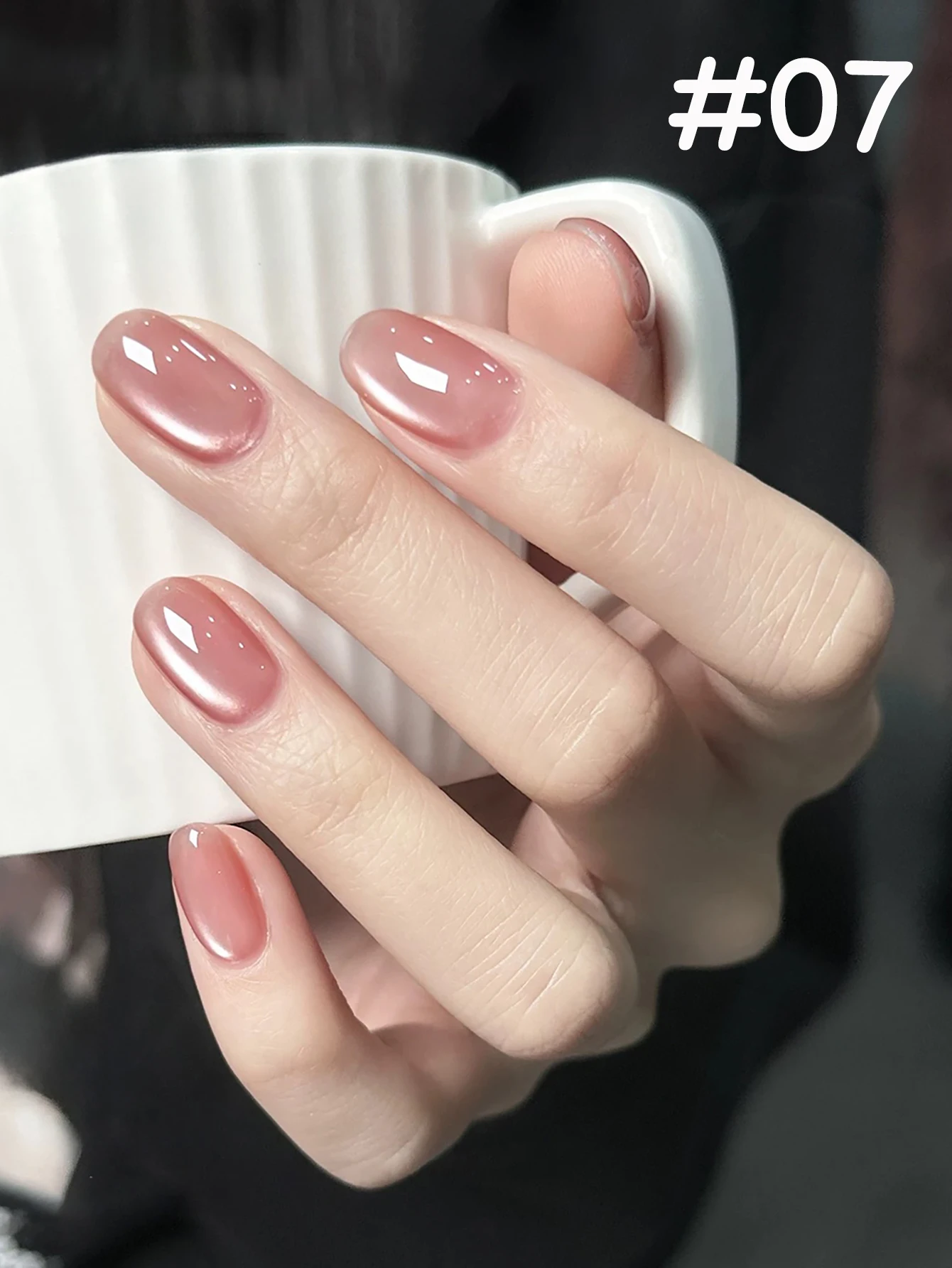 1-24 pezzi WS Primavera Estate Ghiaccio Trasparente Verde Rosa Blu Perlina di vetro Cat Eye Gel Smalto per unghie Nail Salon 2025 Popolare Gel Nail Art