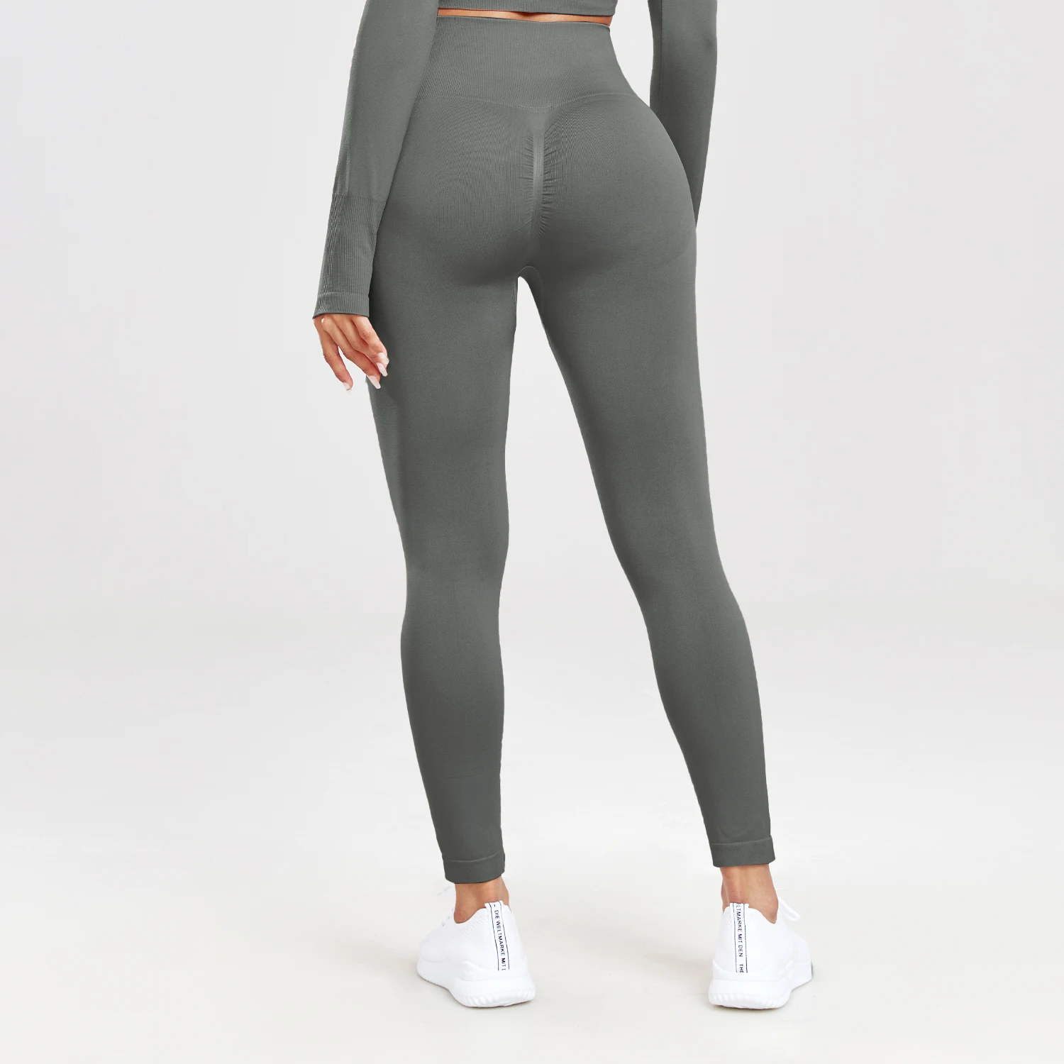 المرأة بلون مثير اليوغا طماق عالية الخصر سليم صالح ماصة العرق الرياضة الجري سراويل رياضية