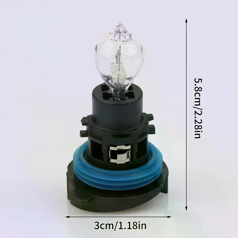 C5 12V Daytime Running Light Bulb PH24W 6216F6 89072904 with Base for Vehicle Front Lamp