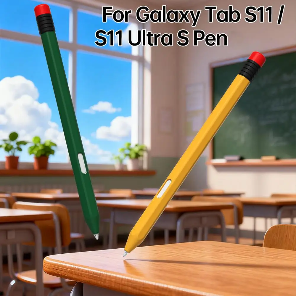 For Samsung Galaxy Tab S11 / S11 Ultra S Pen XDcase Anti-roll Silicone Stylus Pen Sleeve